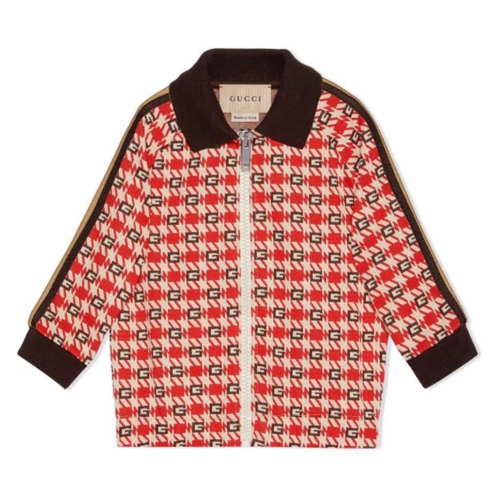 Gucci jacquard check logo set